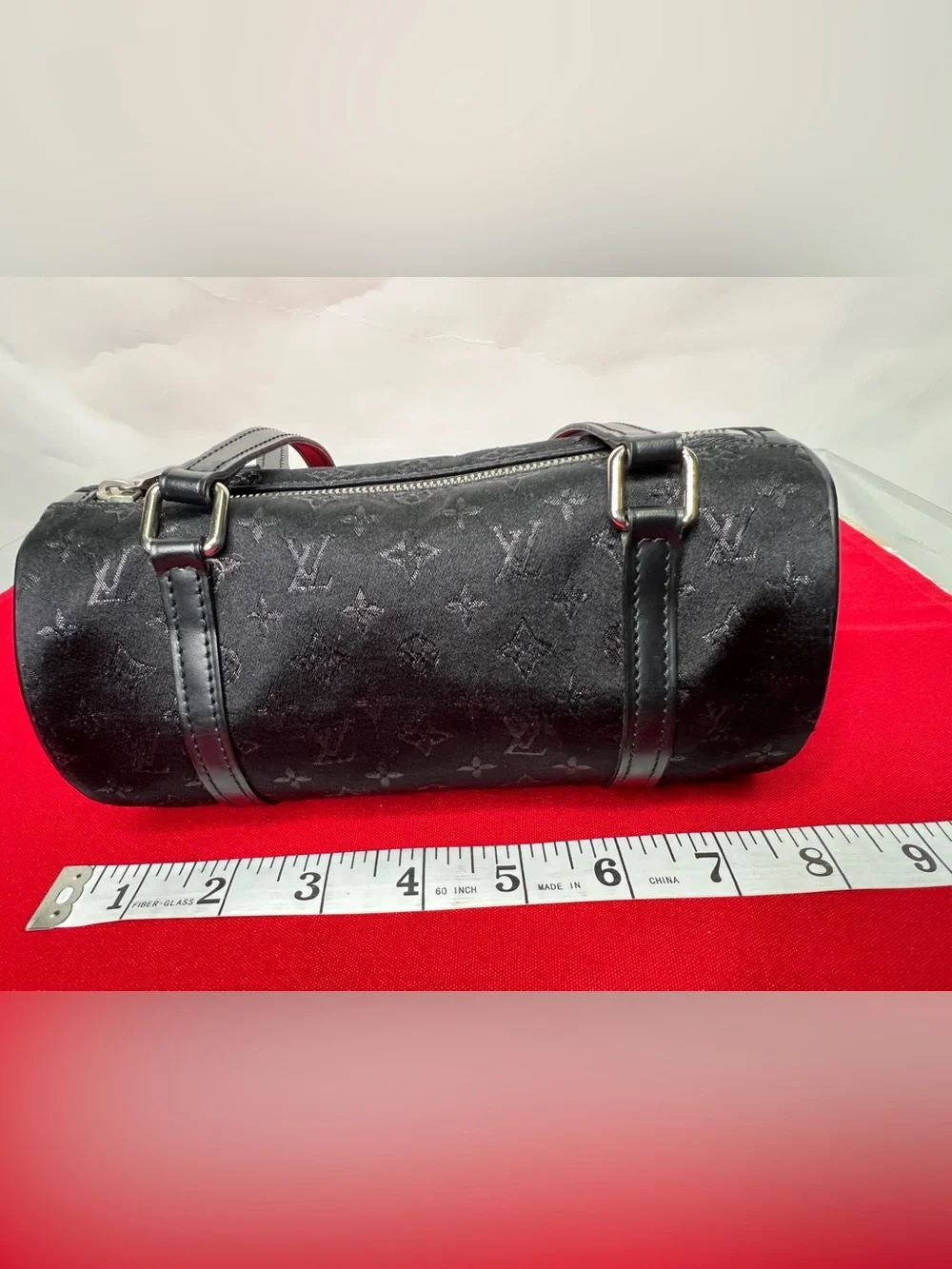 Louis Vuitton Little Papillon Black Monogram Barrel Duffel Bag Bag Mini Bag